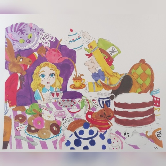 Other - Alice's tea party print.    (186)